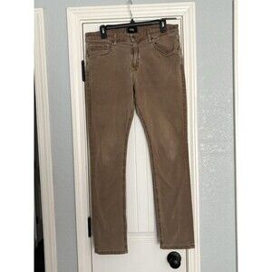 Paige Denim Pants Womens Size‎ 34 Dark Khaki Ultra Skinny Neutral Lennox Casual